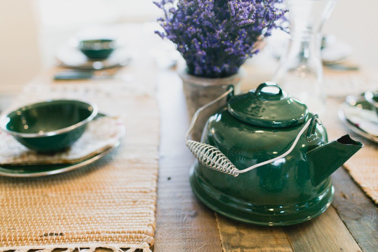 Tea Kettle- Green