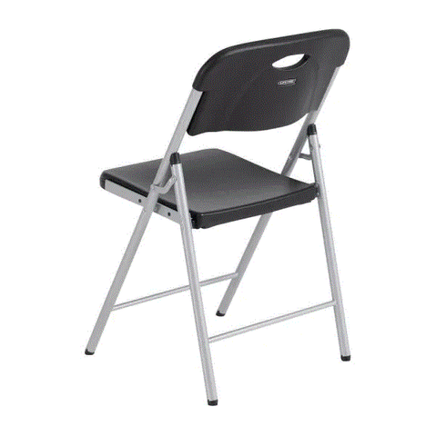 Lifetime Black Granite Folding Chair 80868 Each