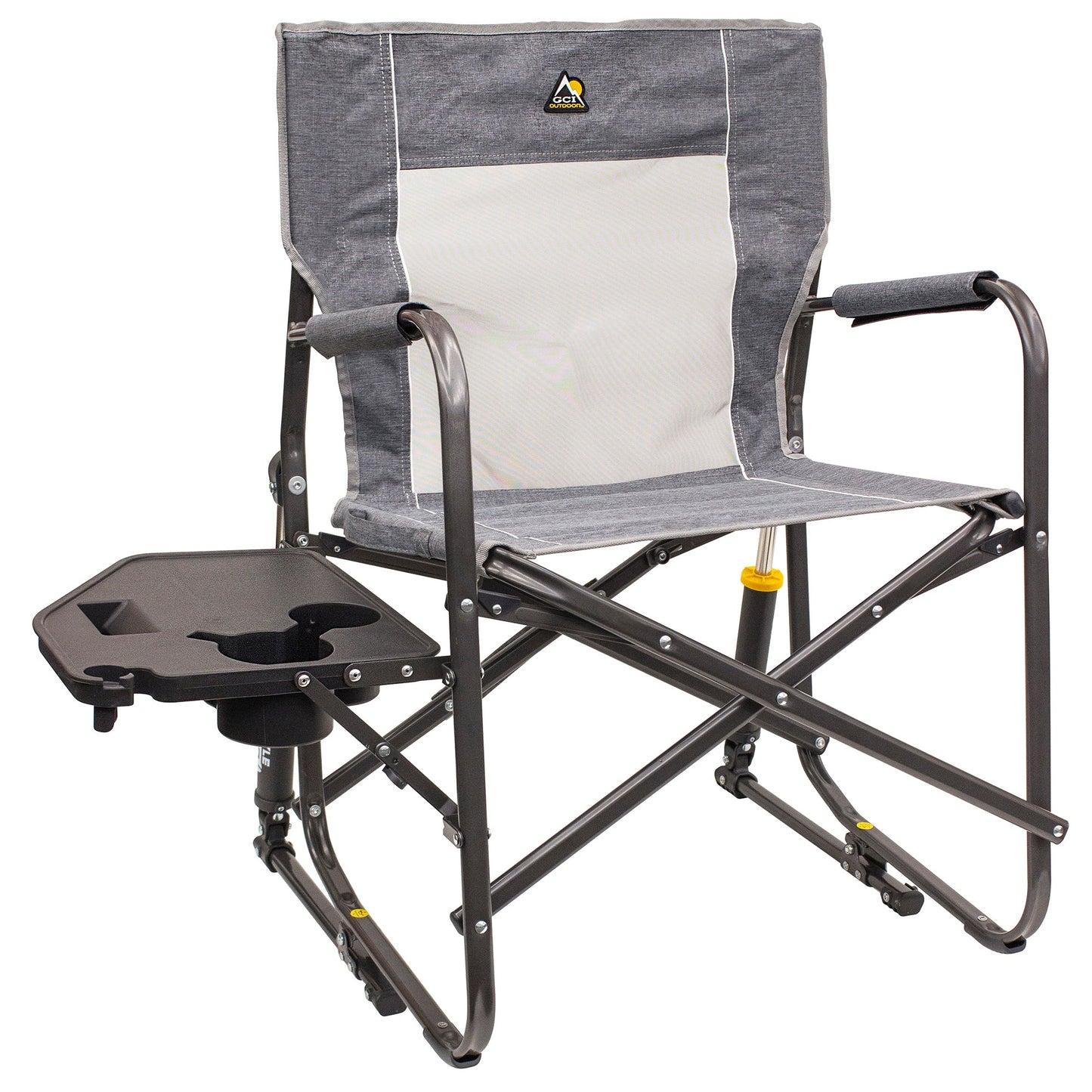 Freestyle Rocker™ with Side Table (Heathered Pewter)