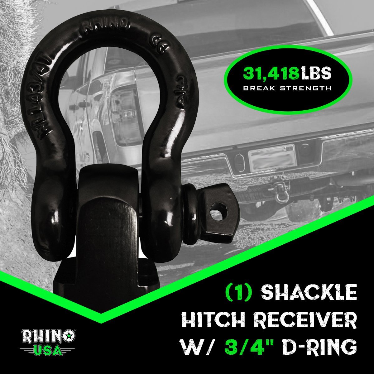 2" Shackle Hitch Receiver