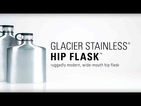 Glacier Stainless 6 Fl. Oz. Hip Flask