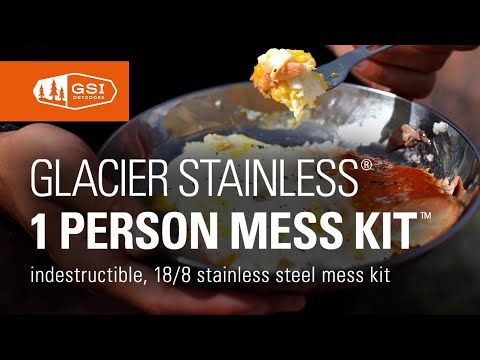 Glacier Stainless 1 Person Mess Kit