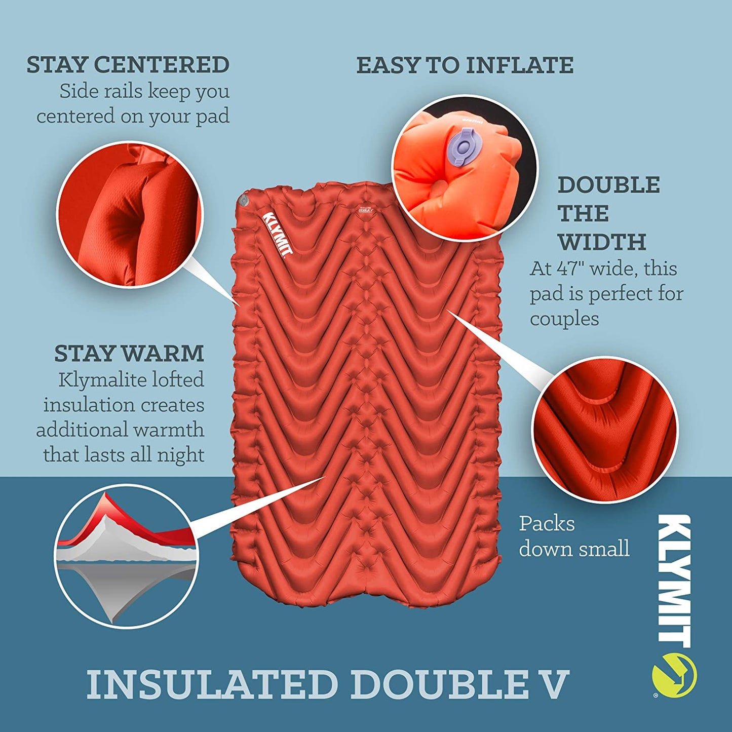 Insulated Double V - Orange