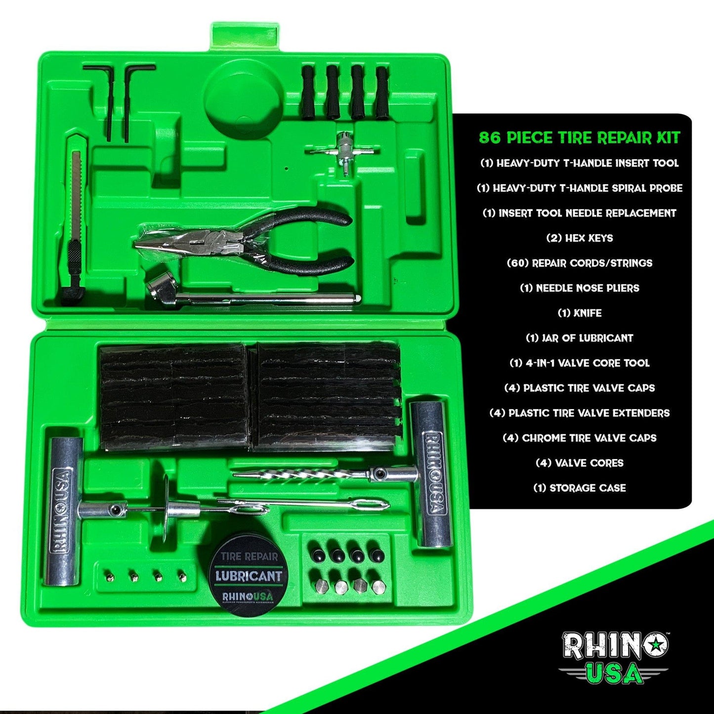 86 Piece Tire Repair Kit